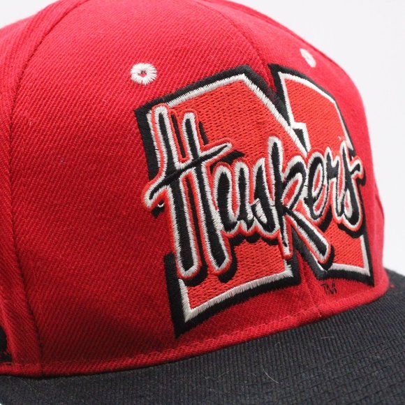 Vintage Nebraska Cornhuskers Zephyr Grafx Fitted Hat 7 1/2 Big Logo Embroidered - Picture 3 of 9